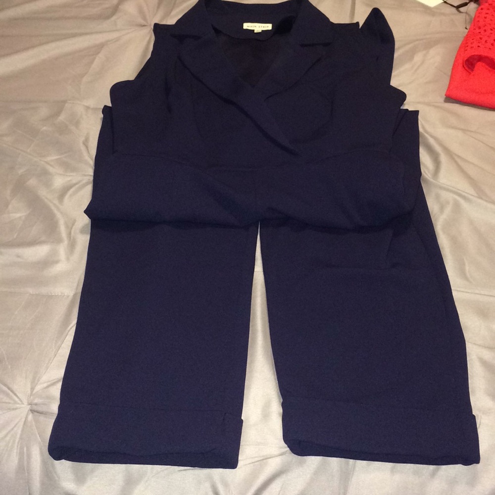 New navy blue jumpsuit.